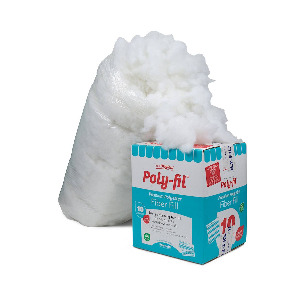 Premium Polyfill Fairfield 10lb box Louie Louie Bebe
