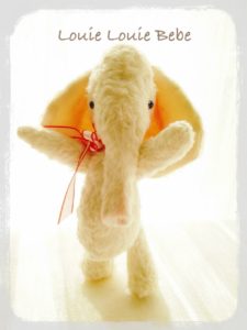 Ella, a 17cm Elephant by Louie Louie Bebe