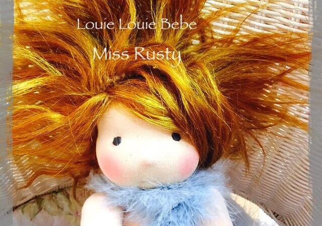 Waldorf doll Miss Rusty, By Louie Louie Bebe