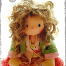 Waldorf doll Miss Dakota, by Louie Louie Bebe