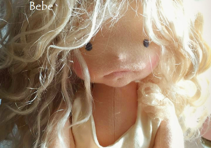 Miss Charlotte, A handmade Louie Louie Bebe Waldorf doll
