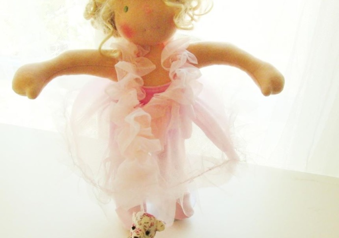 A Pink Ballerina by Louie Louie Bebe