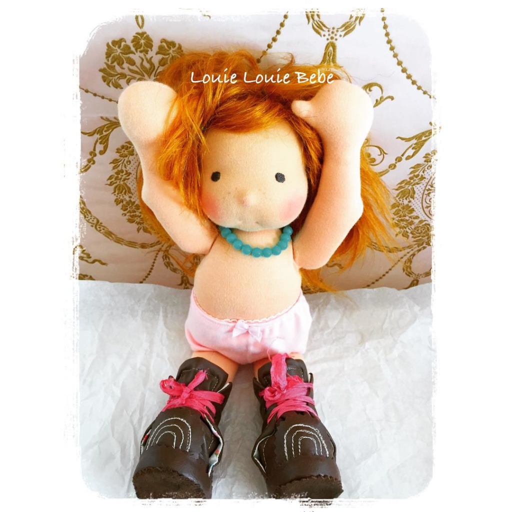 Miss Rusty, Waldorf doll by Louie Louie Bebe