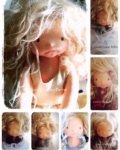 Miss Charlotte, Waldorf inspired Fiber Art doll by Louie Louie Bebe
